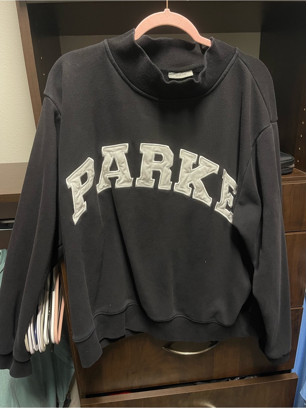 Parke mockneck Black